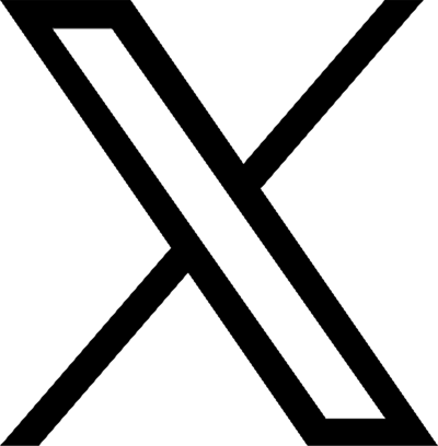 twitter logo in black